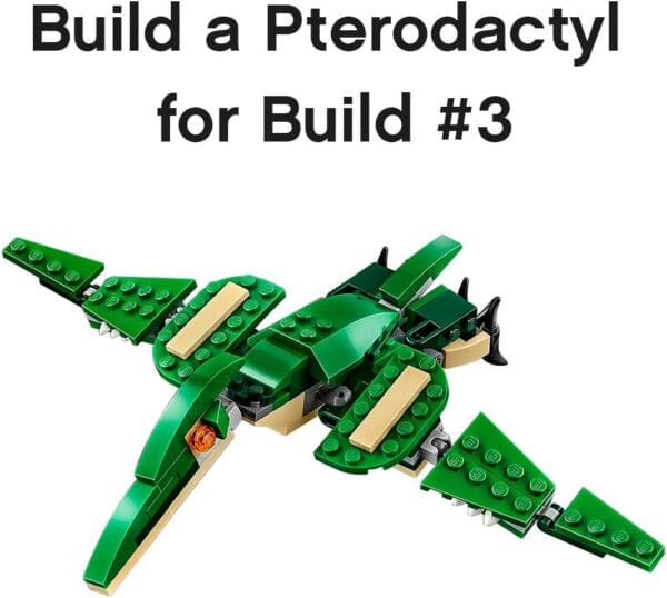 lego creator 3 in 1 mighty dinosaur toy