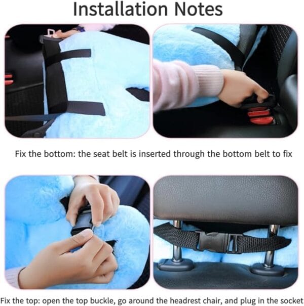 travel pillow cushion for the back seat of car car pillow for kids