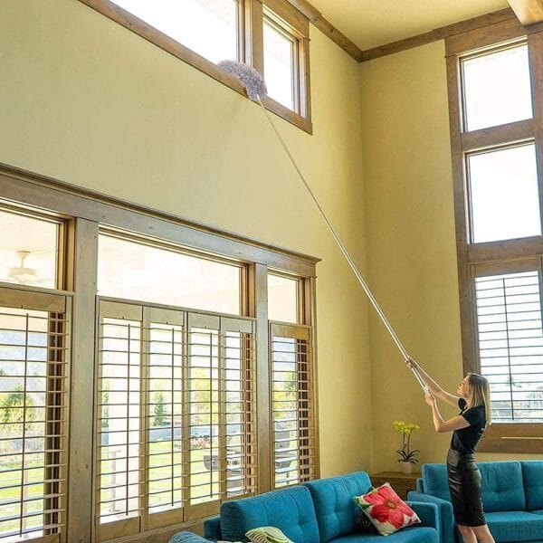 microfiber duster with extension pole(stainless steel) 30 to 100