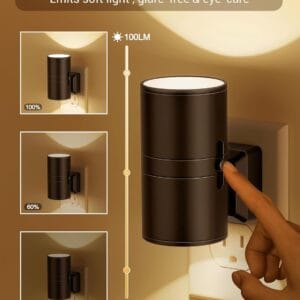 night lights plug into wall 2 pack