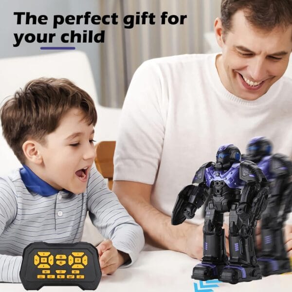 swtoipig rc robot toys gesture sensing remote control programmable robot toy for 5 6 7 8 9 years old boys kids