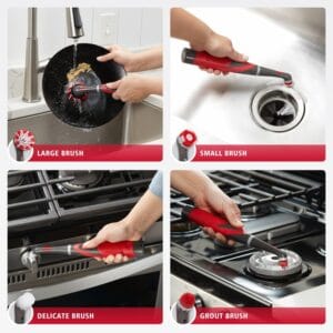 rubbermaid reveal power scrubber 18 piece kit