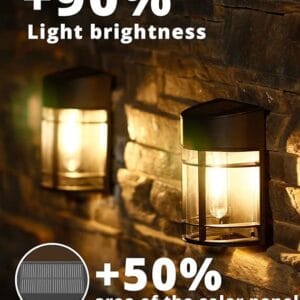 solar fence lights